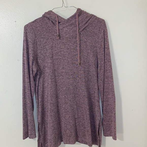 Premise Tops - Premise Purple Long Sleeve Hoodie Top
